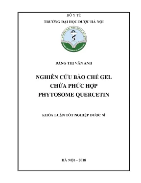Đặng thị vân anh nghiên cứu bào chế gel - Khóa luận