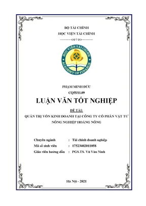 Giải pháp chủ yếu nhằm tăng cường quản - Khóa luận