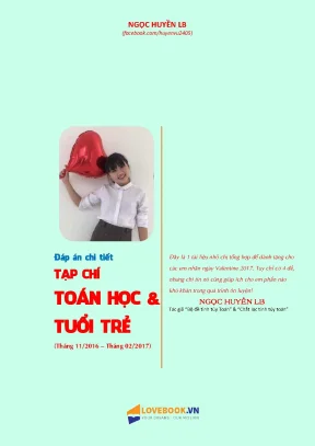 Đáp án chi tiết Tạp chí Toán học & Tuổi trẻ (2016 - 2017)