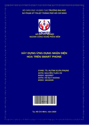 Tốt nghiệp xây dựng ứng dụng nhận diện - Đồ án