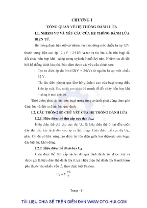Đồ án Hệ thống đánh lửa ô tô: Tổng quan chi tiết A-Z