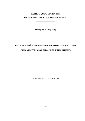 Hệ số phản xạ khúc xạ cải tiến cho môi trường phân lớp