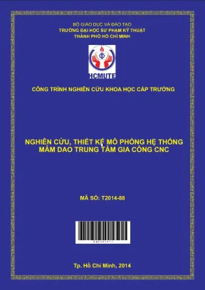 Thiết kế & mô phỏng mâm dao trung tâm gia công CNC