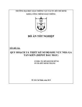 Đồ án: Quy hoạch & Thiết kế Ga Tân Kiên, Depot đầu máy