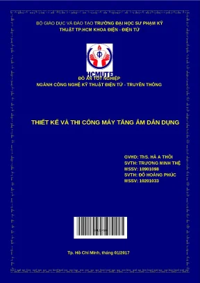 Tốt nghiệp thiết kế và thi công máy - Đồ án
