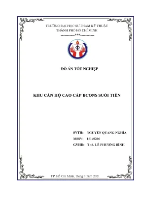 Tải Đồ án tốt nghiệp Khu căn hộ BCONS Suối Tiên (Full)