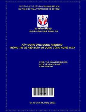 Tốt nghiệp xây dựng ứng dụng android - Đồ án