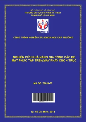 Gia công bề mặt phức tạp trên máy phay CNC 4 trục