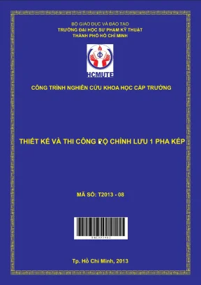 Thiết kế Bộ Chỉnh Lưu 1 Pha Kép (Sơ đồ & Nguyên lý)