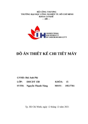 Đồ án Hộp số 2 cấp phân đôi cấp nhanh (Tài liệu tham khảo)