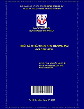 Tốt nghiệp thiết kế chiếu sáng khu - Đồ án