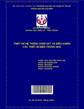 Tốt nghiệp thiết kế hệ thống giám sát - Đồ án