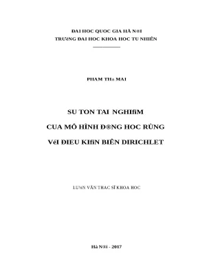 Sự tồn tại nghiệm mô hình động học rừng Dirichlet