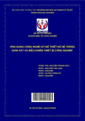 Đồ án IoT: Hệ thống giám sát, điều khiển công nghiệp