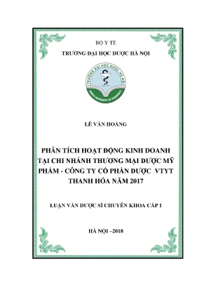 Lê văn hoàng phân tích hoạt động kinh