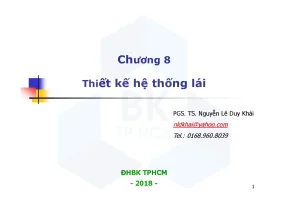 Thiết Kế Hệ Thống Lái Ô Tô: Nguyên Lý & Các Phương Án