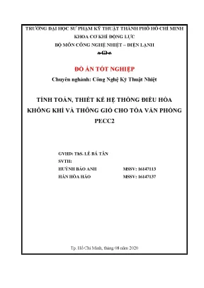 Đồ án hệ thống điều hòa không khí & thông gió văn phòng
