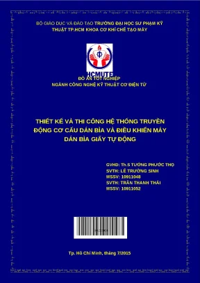Tốt nghiệp thiết kế và thi công hệ - Đồ án