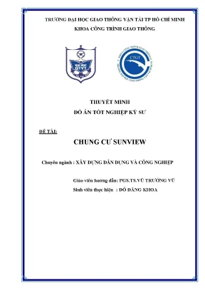 Tài liệu đồ án xây dựng chung cư Sunview (Full PDF)
