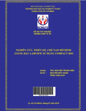 Thiết kế mô hình giảng dạy LabVIEW với CompactRIO