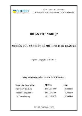 Toàn tập Mô hình Điện thân xe: Chiếu sáng & Nâng hạ kính