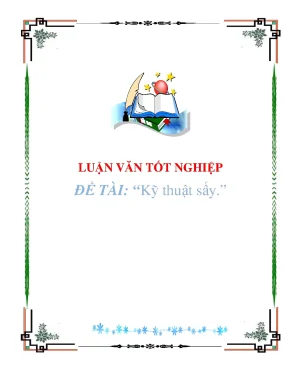 Thiết kế mạch điều khiển nhiệt độ tủ sấy bằng điện trở