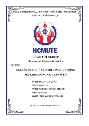 Hệ thống mã khóa động cơ: Nguyên lý và Mô hình thực tế