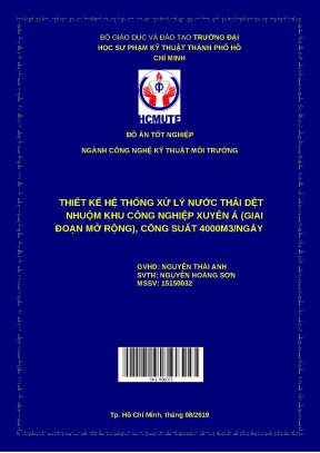 Tốt nghiệp thiết kế hệ thống xử lý nước - Đồ án