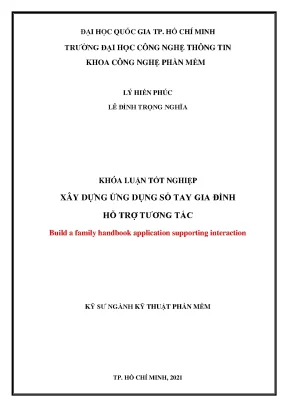 Khóa luận: Ứng dụng Sổ tay Gia đình Hỗ trợ Tương tác