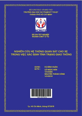 Đồ án: Hệ thống quan sát xe & xác định tình trạng giao thông
