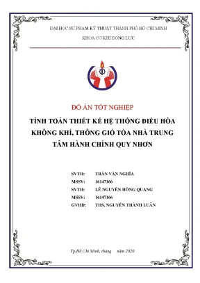 Tốt nghiệp tính toán kiểm tra hệ thống - Đồ án