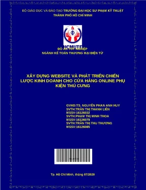 Tốt nghiệp xây dựng website và phát - Đồ án