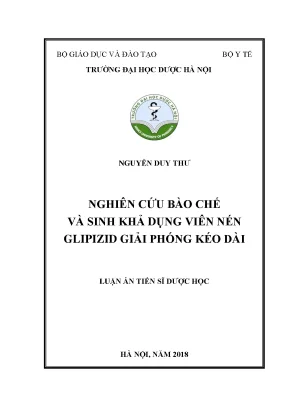 Nguyễn duy thƣ nghiên cứu bào chế và - Luận án TS