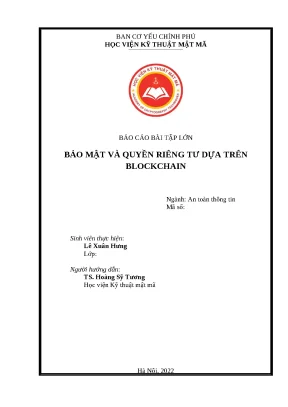 Bảo mật và Quyền riêng tư Blockchain: Phân tích chi tiết