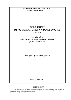 Dung sai lắp ghép & Đo lường kỹ thuật: Kiến thức cho