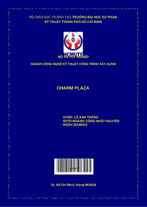 Đồ án tốt nghiệp Thiết kế chung cư Charm Plaza (Full)