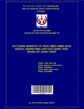 Tốt nghiệp xây dựng website và thực - Đồ án