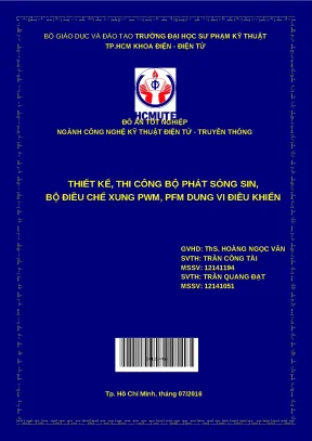 Tốt nghiệp thiết kế thi công bộ phát - Đồ án