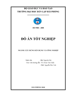 [Full] Đồ án tốt nghiệp Khách sạn Hoàng Anh (Xây dựng)