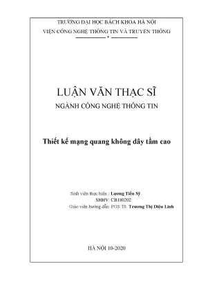 Thiết kế mạng quang không dây FSO: Giải pháp HAP tầm cao