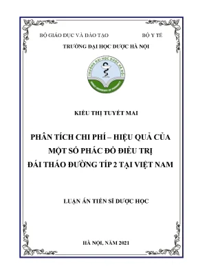 Phác đồ điều trị ĐTĐ típ 2: Phân tích Chi phí & Hiệu quả