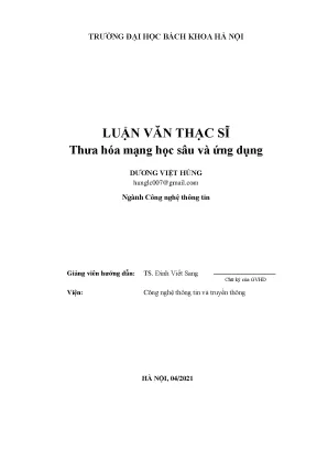 Thưa Hóa Mạng Học Sâu: Tăng Tốc YOLO Phát Hiện Đối Tượng