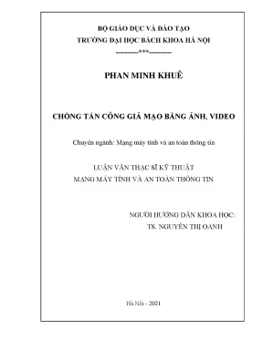 Chống tấn công giả mạo khuôn mặt bằng ảnh và video hiệu quả
