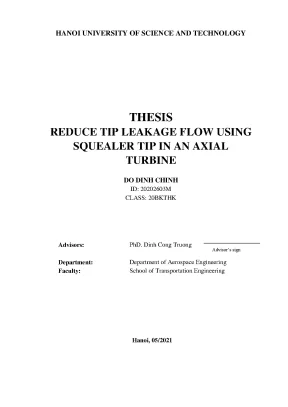 Đầu mút lõm: Giảm xoáy đầu mút cánh turbine hiệu quả