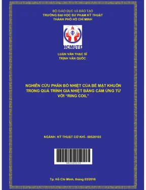 Phân bố nhiệt bề mặt khuôn bằng cảm ứng từ & Ring Coil
