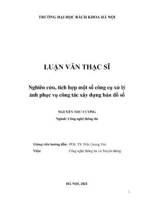 Xây dựng bản đồ số từ ảnh vệ tinh: Hướng dẫn & Công cụ
