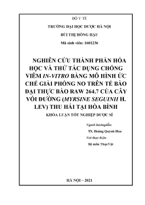 Cây Vối đường: Tác dụng chống viêm & Thành phần hóa học