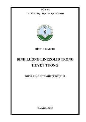 Phương pháp định lượng Linezolid trong huyết tương tối ưu