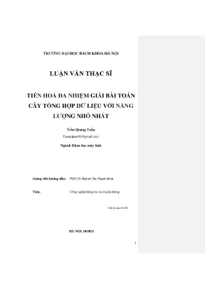 Tiến hóa đa nhiệm: Tối ưu năng lượng cho mạng cảm biến