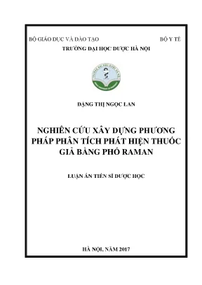Phát hiện thuốc giả: Phương pháp phổ Raman